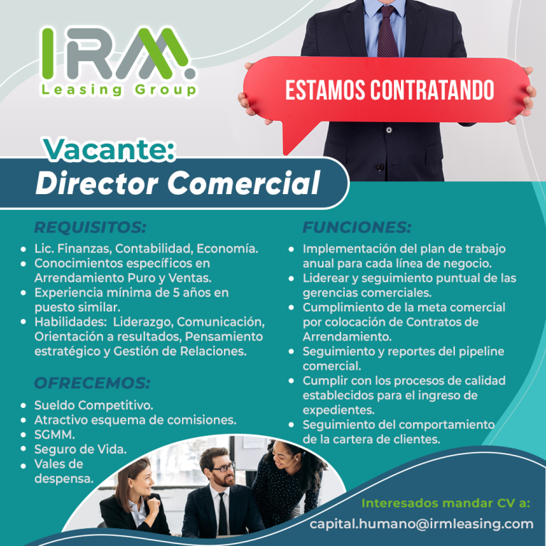 Vacante Director Comercial